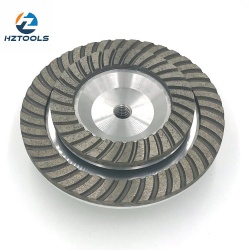 Aluminum concrete granite diamond cup grinding wheel