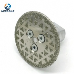 Electroplated small marble diamond saw blade